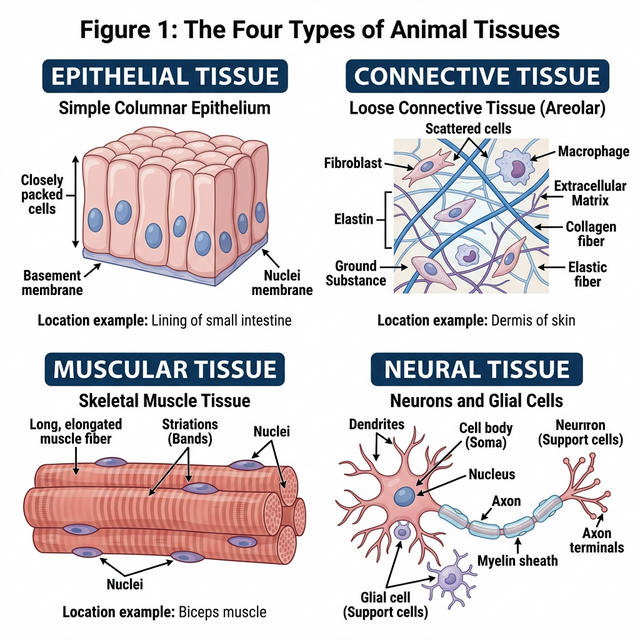 Types of Animal Tissues