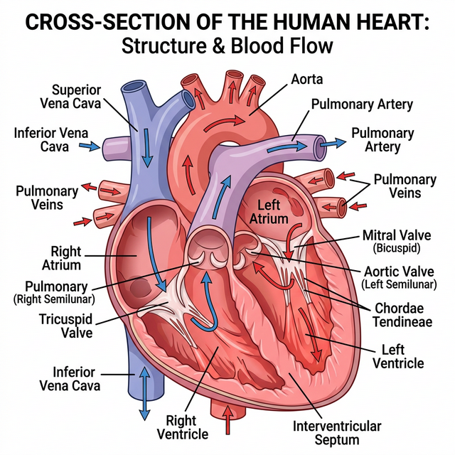 Diagram of Human Heart