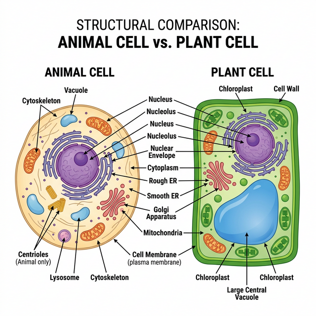 Plant Cell vs Animal Cell