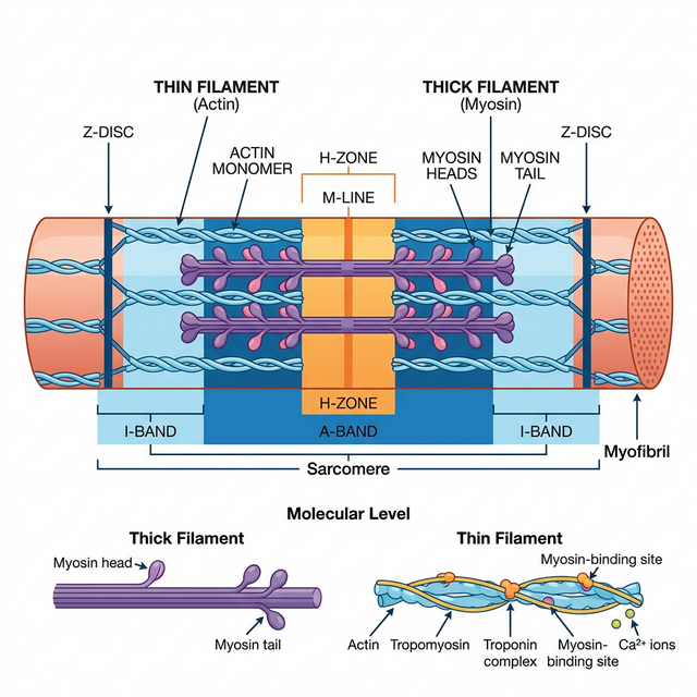 Diagram of a Sarcomere