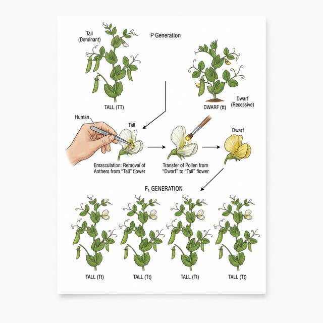Mendel’s Hybridization Experiment on Garden Pea