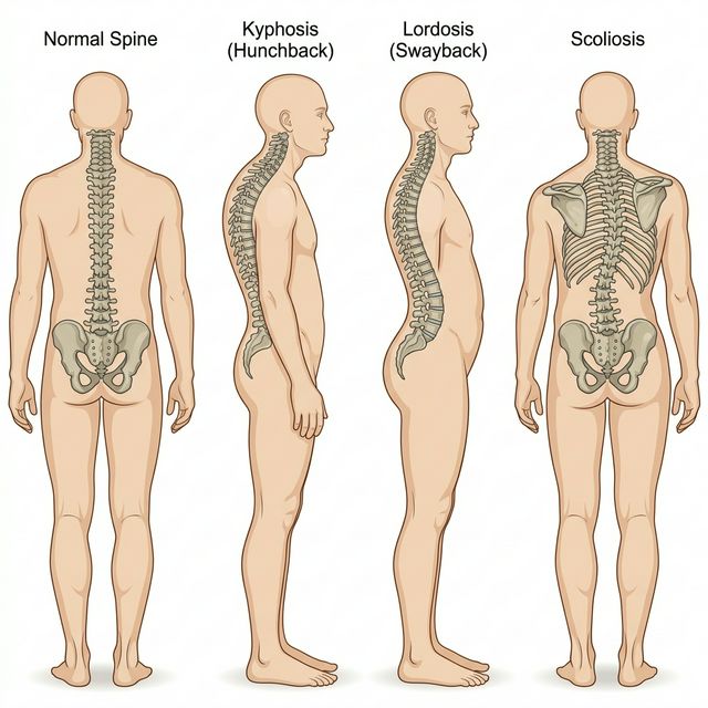 Common Postural Spine Deformities
